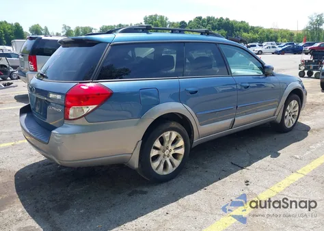 2009 Subaru Outback 2.5I Limited z USA, uszkodzony, nr VIN 4S4BP66C197325622